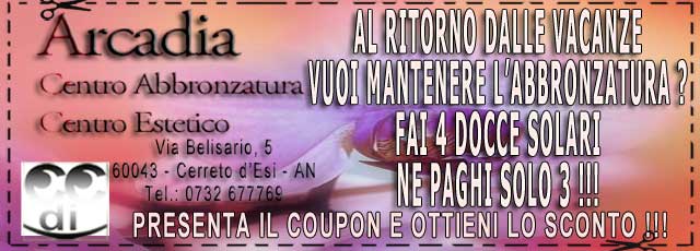 Coupon CENTRO ESTETICO ARCADIA CERRETO D'ESI