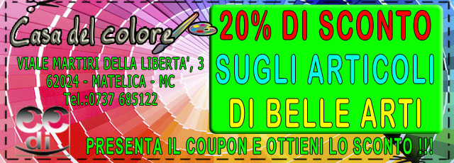 Coupon Casa del Colore Matelica