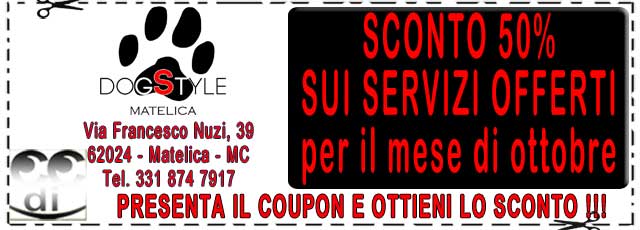 Coupon DogStyle Matelica