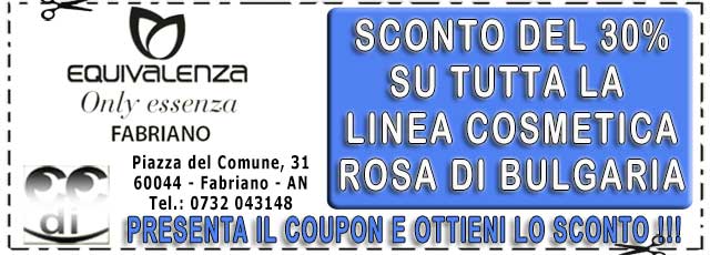 Coupon EQUIVALENZA PROFUMERIA A FABRIANO