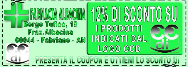 Coupon FARMACIA ALBACINA