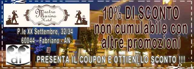 Coupon HOTEL MASTRO MARINO A FABRIANO