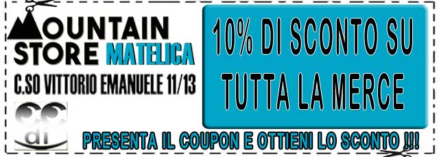 Coupon MOUNTAIN STORE MATELICA