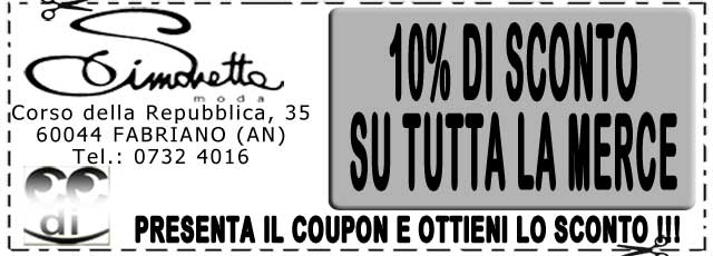 Coupon Simonetta Moda