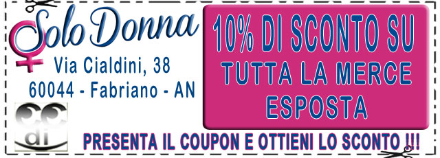 Coupon SOLO DONNA FABRIANO