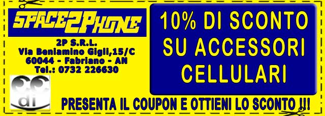 Coupon sconti Space2Phone Fabriano